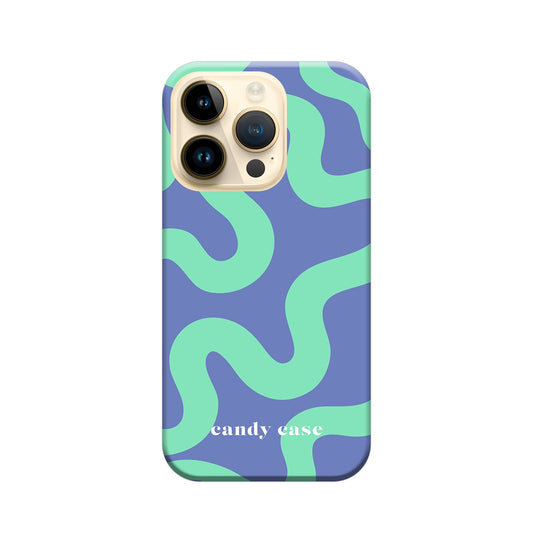 Candy Swirl Blue iPhone telefoonhoesje